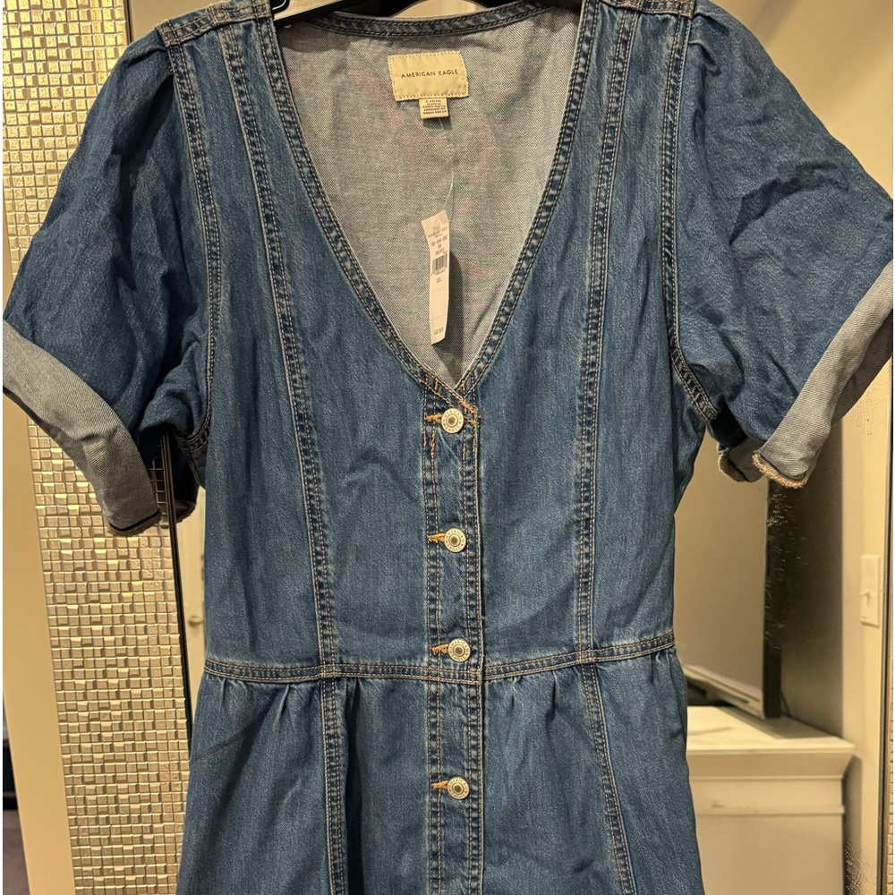 American Eagle jean dress - Brand new with tags - Size large